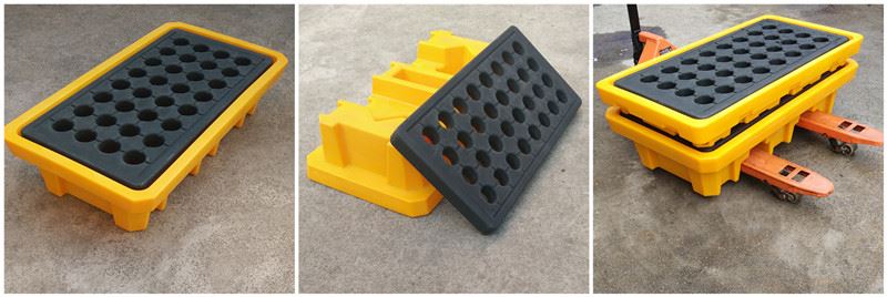 Heavy Duty Two Drum Spill Pallet