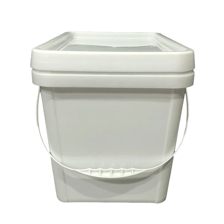 Customize Square Plastic Buckets With Lids