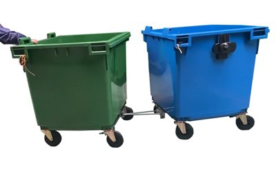 660L & 1100L ruslatunnur utandyra með dráttarkrók