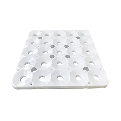 25 flöskur af 5 lítra plastvatnsbretti bretti